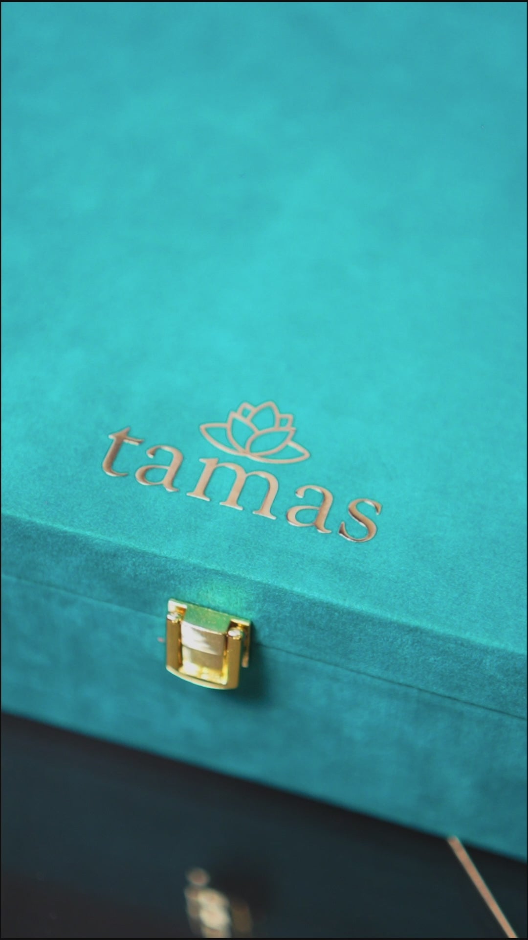 Tamas Brass Serving Tray and Bowls with Lid Set -3 Pcs Golden)
